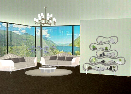 living room plain #Chael Design Rendering