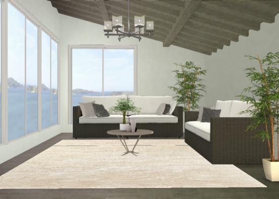 Refreshing view ( living room) #chail Design Rendering