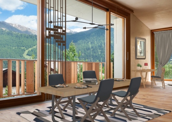 A View in the Mountains Design Rendering