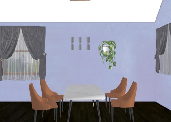 francisca dining room  Design Rendering