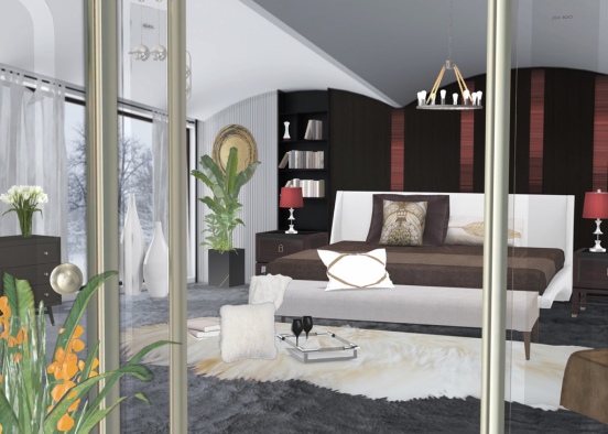 Dormitorio 🌷 Design Rendering