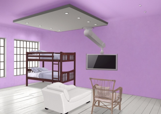 this is the kids room Design Rendering