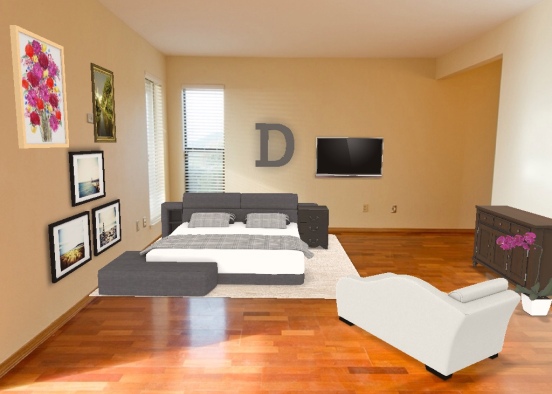this is my dads room Design Rendering