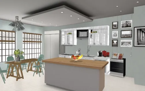 Gray Kitchen 