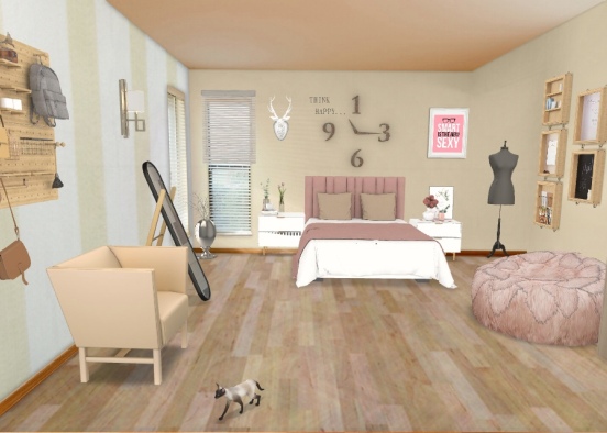 Bed room...💕💕 Design Rendering