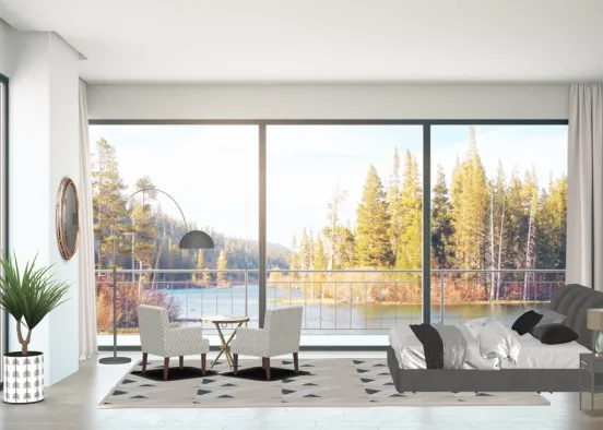 bedroom with a view Design Rendering