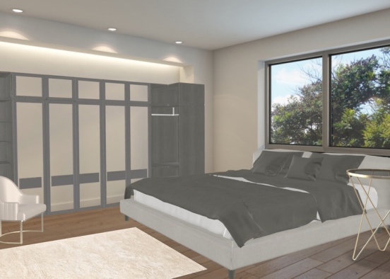 master bed room Design Rendering