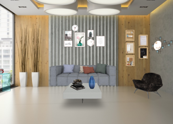 Sala Moderna  Design Rendering