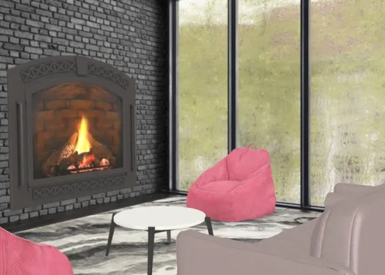 fire place relaxing  Design Rendering