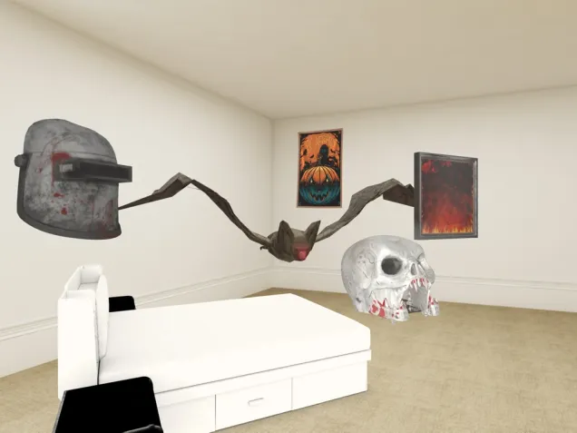 this is your room and you open the door and you see this