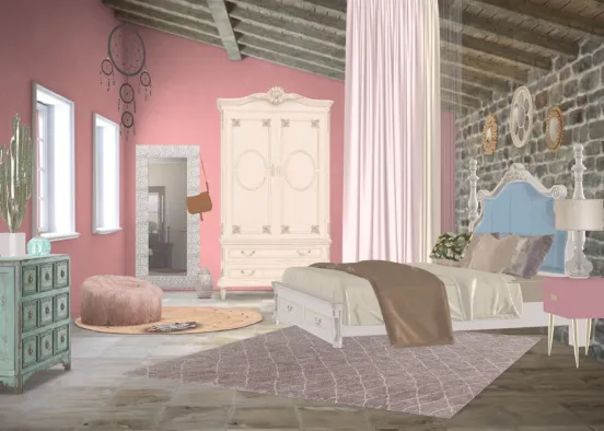 Ibiza Bedroom Design Rendering