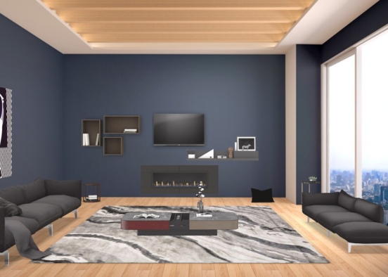 #interiordesign # livingroom # nyc # apartament  Design Rendering