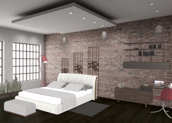 Industrial bedroom 🙏🏼 Design Rendering