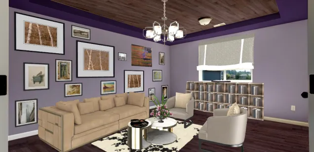 living room lila