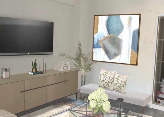 Real apt Living room ideas Design Rendering