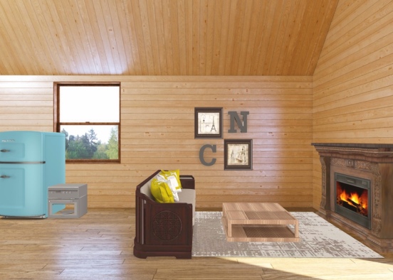 Cute Cabin Pt1 Design Rendering