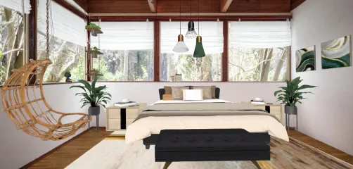Habitación verde