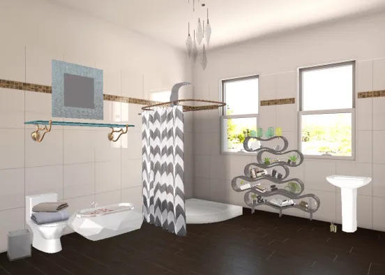 bathroom deluxe  Design Rendering