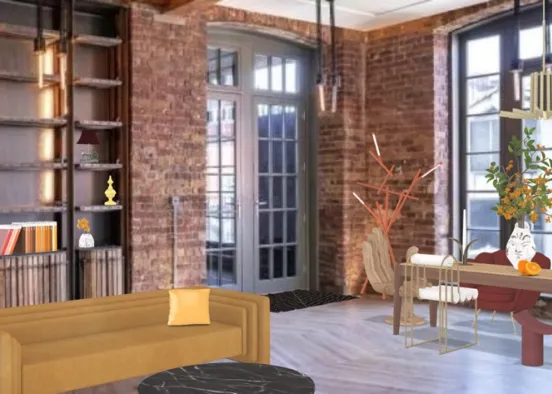 NY eclectic apartment  Design Rendering