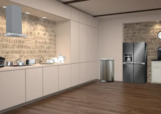 # Kitchen Design Rendering