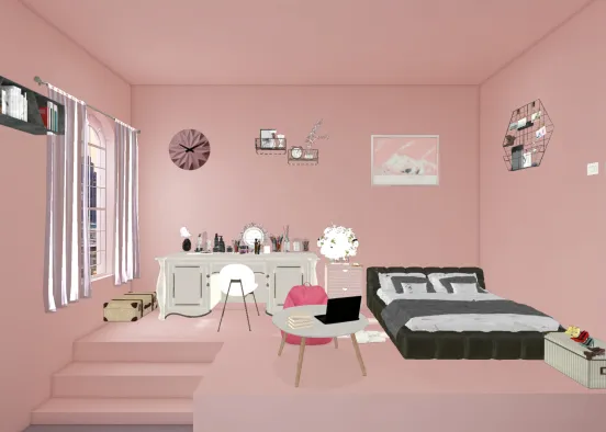 # Bedroom 1 Design Rendering