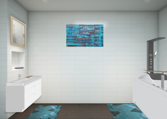 la maison de rêve: salle de bain  Design Rendering