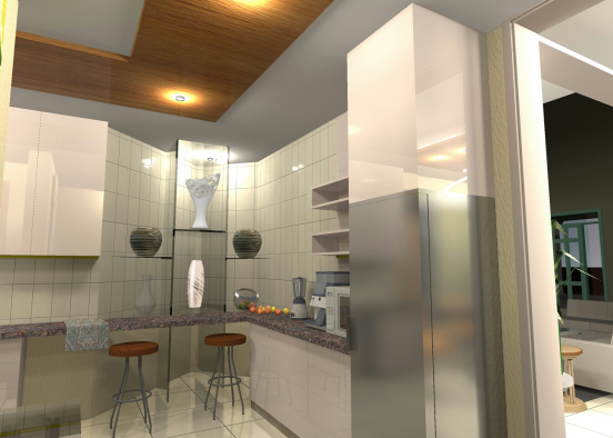 Benjamin kitchen interior Design Rendering