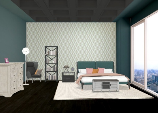 city bedroom Design Rendering
