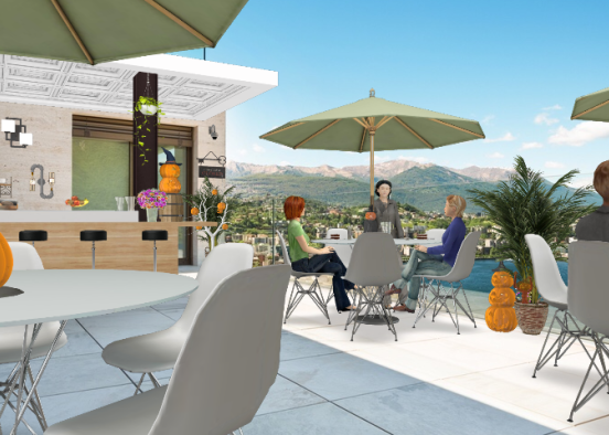 Bella Vista Café! Design Rendering