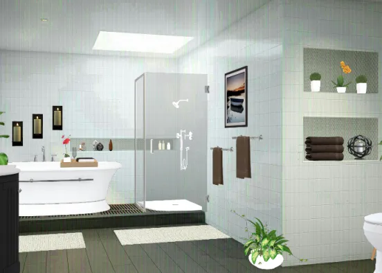 Bathroom Relax  Design Rendering