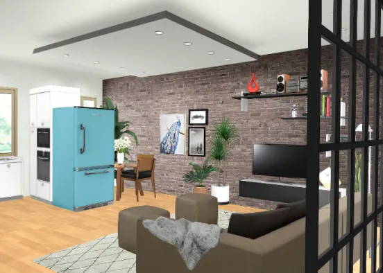 Small Apartment  Design Rendering