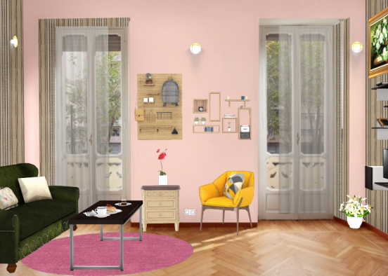 Living Room 😍 I love a minimalistic design.   Design Rendering