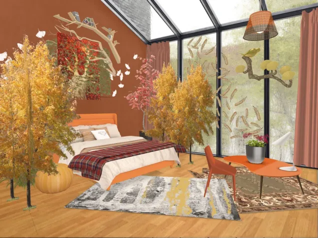 Fall inspired room 🍁 