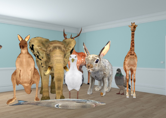 I filled your room with animals Design Rendering