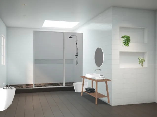 Modern bathroom-salle de bain moderne 