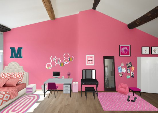 Love pink Design Rendering