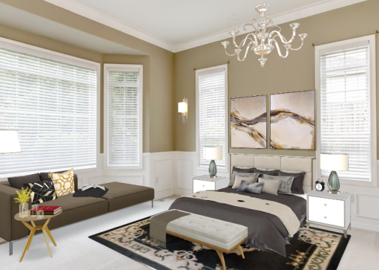 #Bedroom#comfort #classic room Design Rendering