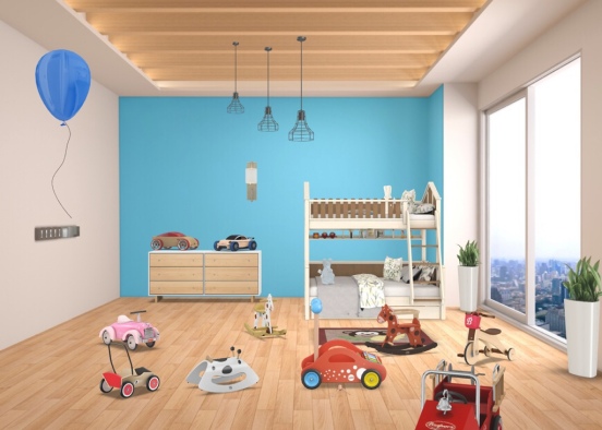 chambre d’enfant  👨‍👩‍👧‍👦 Design Rendering