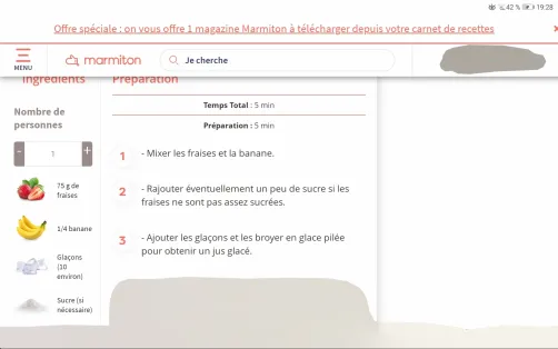 🍓Recette de smoothie à la fraise 🍓