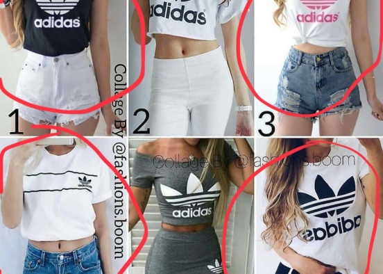 I found this pic on Instagram, and I convinced my mom to get me outfit 1, and 4 and 6!  Design Rendering