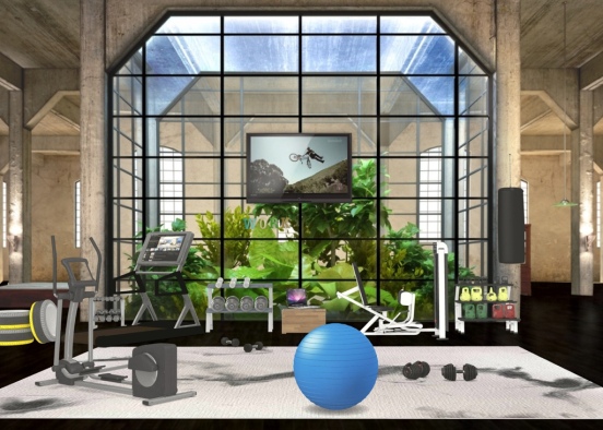 Luxury tropic workout room 🌴🌿🌺🌹💐🌸🦜🦚🦓🦒🐠🐡🐟🐬🐳🦀🐙🐢🐼🦁🐯🐵🐛🦋🎋☀️🏝🚤⛵️🛶🛥🏖⛱🏞🔱⚜️ Design Rendering