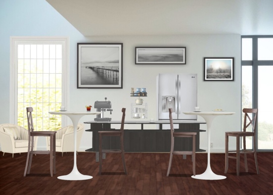 French cafe 🇳🇱 Design Rendering