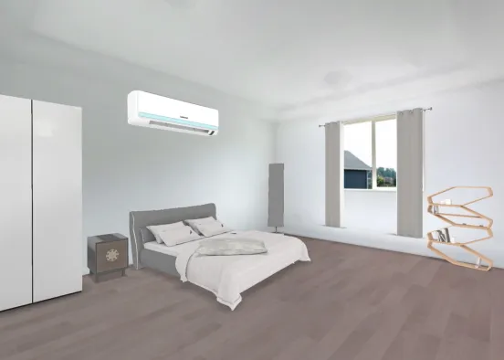 new modern bedroom Design Rendering