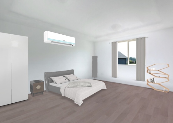 new modern bedroom Design Rendering