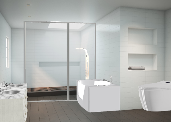A dream bathroom Design Rendering