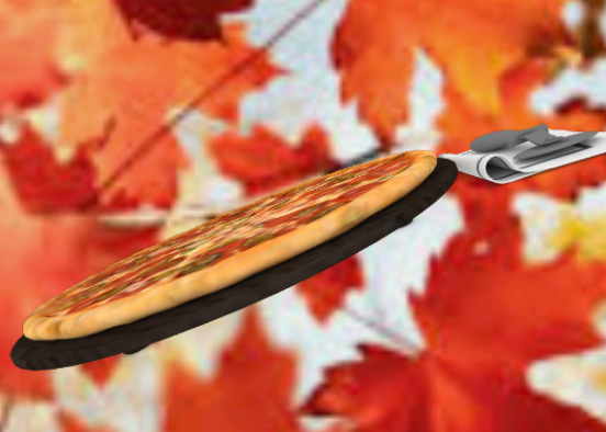 Autumn Pizza Design Rendering