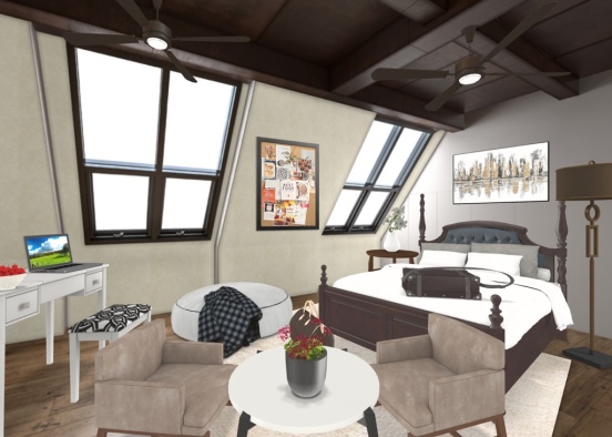 Dormitorio indispensable  Design Rendering