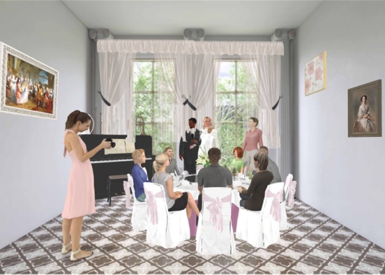 engagement party  Design Rendering