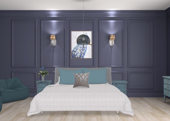 Blue suite Design Rendering