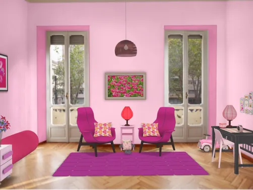 Pink Sitting Room 
